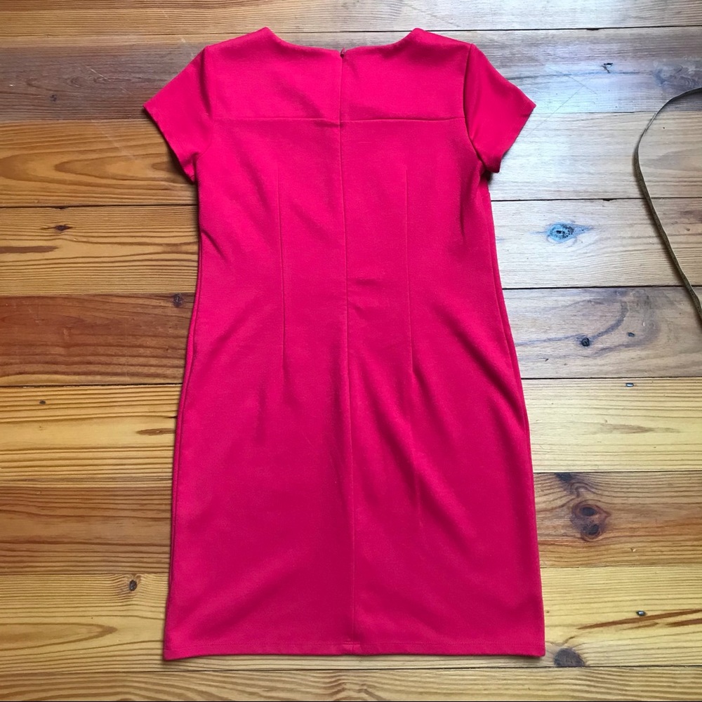 Talbots Red Sheath Dress, EUC, 4P - Picture 13 of 15